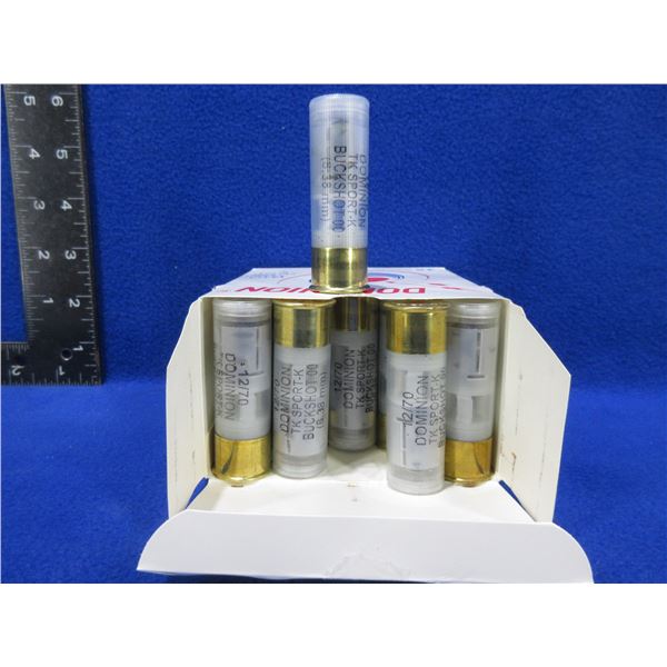 12 Ga 2 3/4" 00Buck Dominion Shotshells - Box of 25