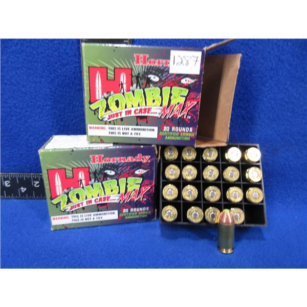 40 S&W 165gr Z-Max Hornady Zombie Cartridges