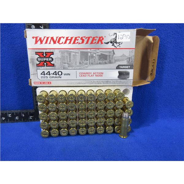 44-40 Win. 225gr Cowboy Action Lead Flat Nose Cartridges