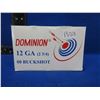 Image 2 : 12 Ga 2 3/4" 00Buck Dominion Shotshells - Box of 25