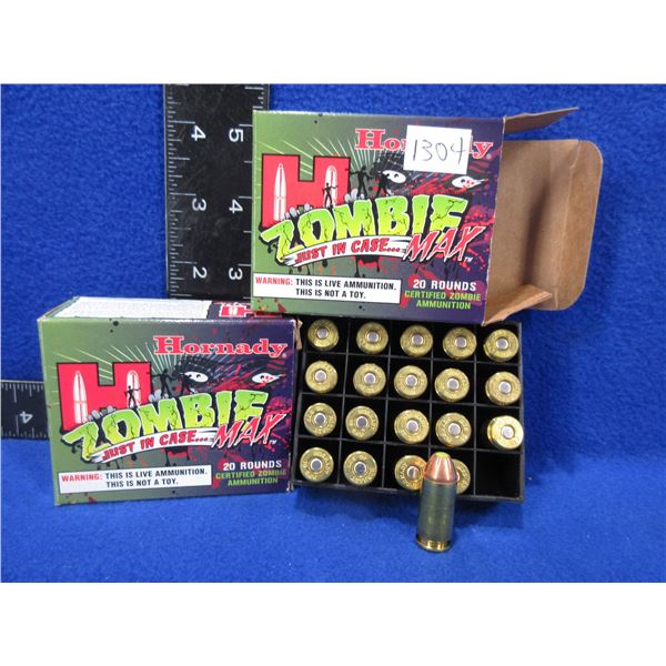 40 S&W 165gr Z-Max Hornady Zombie Cartridges