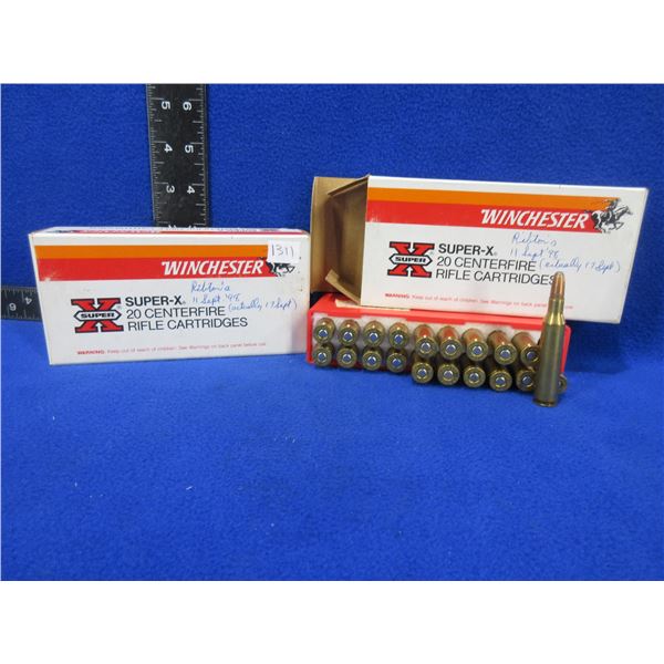 257 Roberts Reloads - Box of 20, Box of 12 + 8 Brass