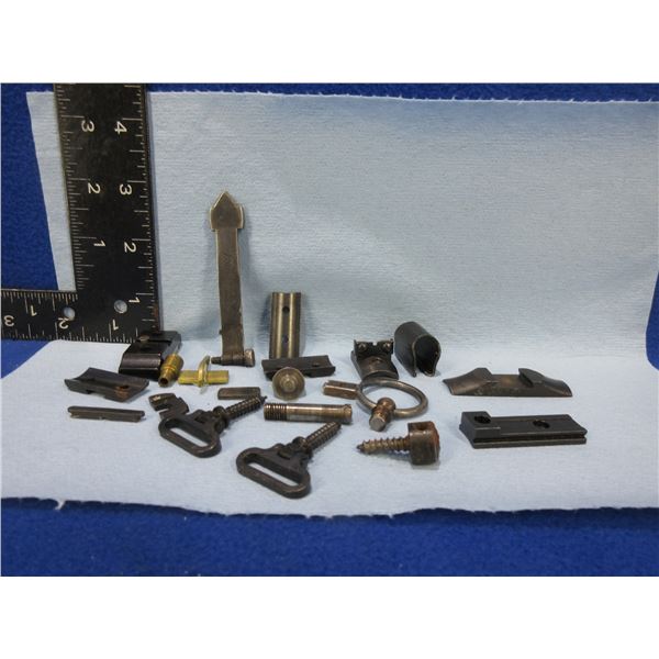 Lot of Misc. Gun Sights, Swivels, Swivel Studs