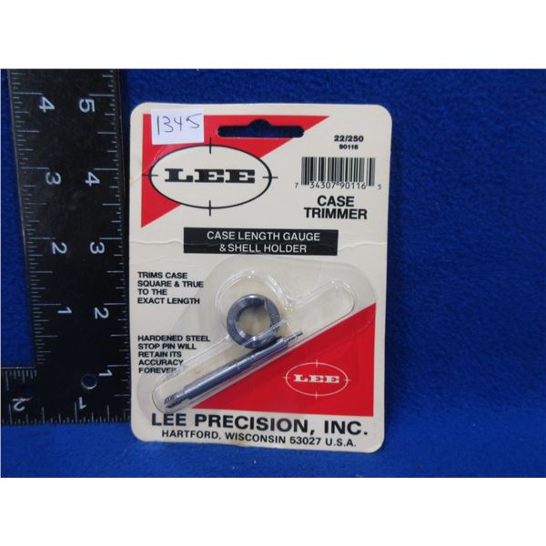 Lee 22-250 Case Length Gauge and Shellholder # 2