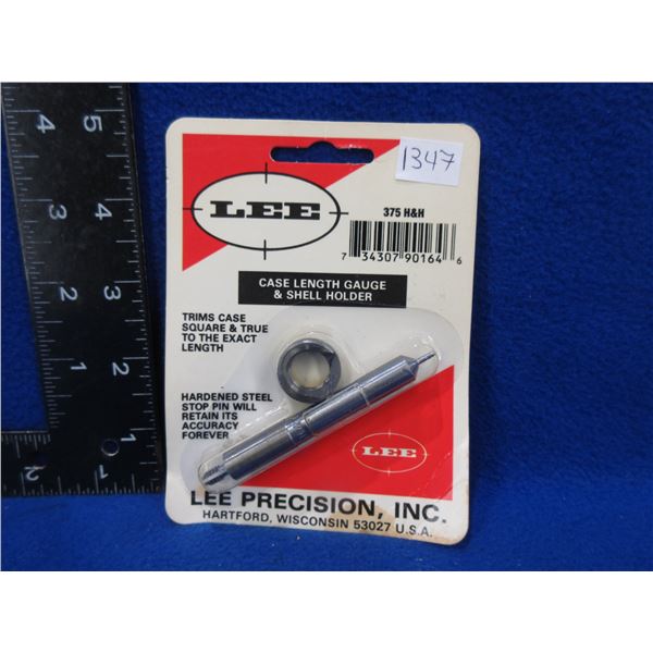 Lee 375 H&H Case Length Gauge and Shellholder # 5