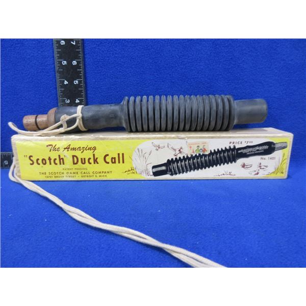 The Amazing Scotch Duck Call No. 1401 in Original Box