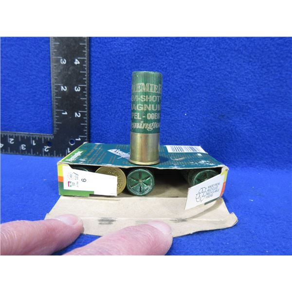 12 Ga 2 3/4" 00Buck Remington Hevi-Shot Shotshells