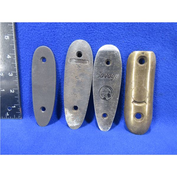 4 Various Metal Butt Plates