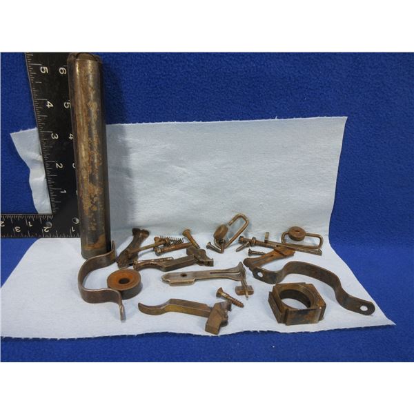 Lot of Misc. Gun Parts - Triggers, Sights, Screws Etc.