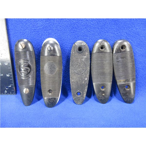 5 Various Plastic Butt Plates