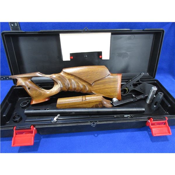 Hard Case with Air Gun Parts - Stock has been repaired
