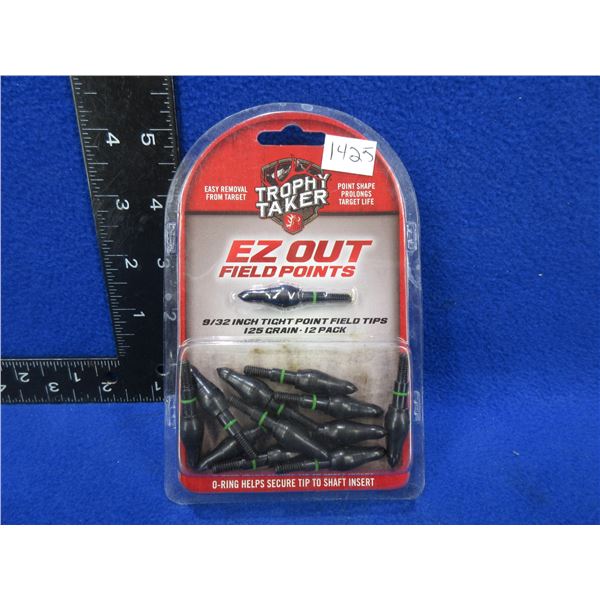 Trophy Taker EZ Out Field Points - 125 Grain - 12 Pack