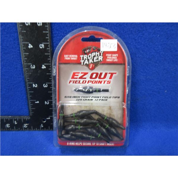 Trophy Taker EZ Out Field Points - 125 Grain - 12 Pack