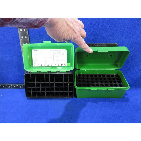 2 Case-Gard 50 Ammo Boxes