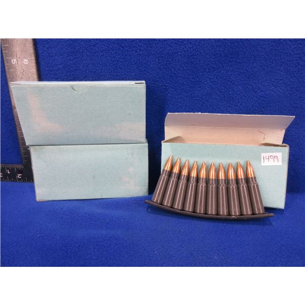 7.62X39 Cartridges on Stripper Clips - 3 Boxes of 20