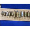 Image 2 : Collector Ammo - 25 Misc. Cartridges on Bullet Board