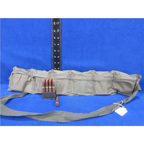 30-06 Cartridges in En Bloc Clips with 48 Round Bandoleer