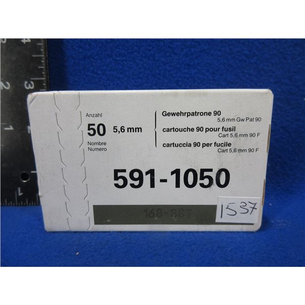 5.6MM/5.56 Nato Swiss GP90 Cartridges on Stripper Clips