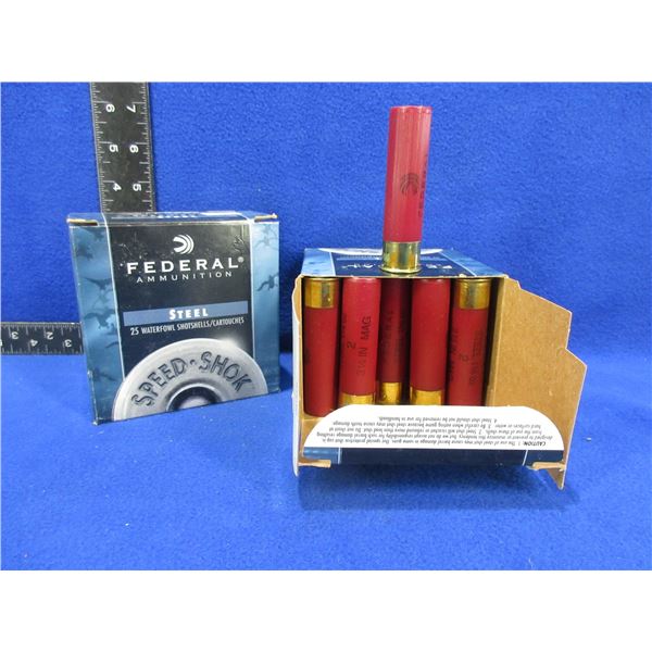 12 Ga 3 1/2" 2 Shot Federal Steel Waterfowl Shotshells