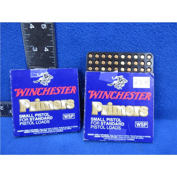 Winchester No. WSP Small Pistol Standard Primers