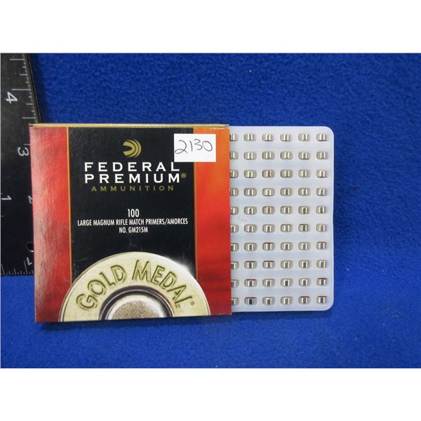 Federal No. GM215M Large Magnum Rifle Match Primers