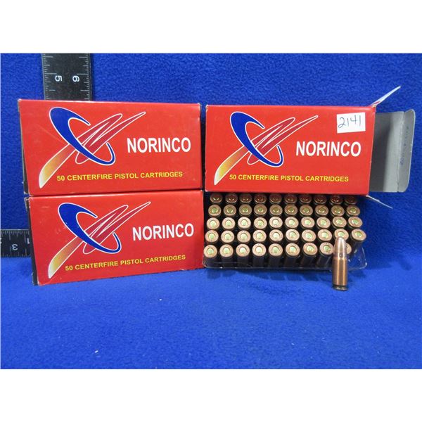 7.62X25 85gr FMJ Norinco Cartridges - 3 Boxes of 50