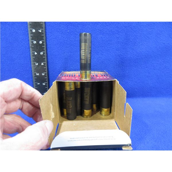 12 Ga 3 1/2" 4 Shot Federal Black Cloud Steel Shotshells