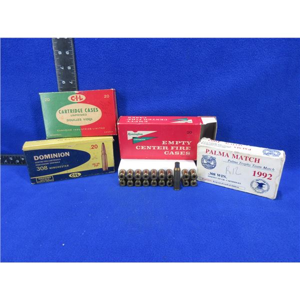 Brass Only - 308 Win. Mixed Headstamps Unprimed