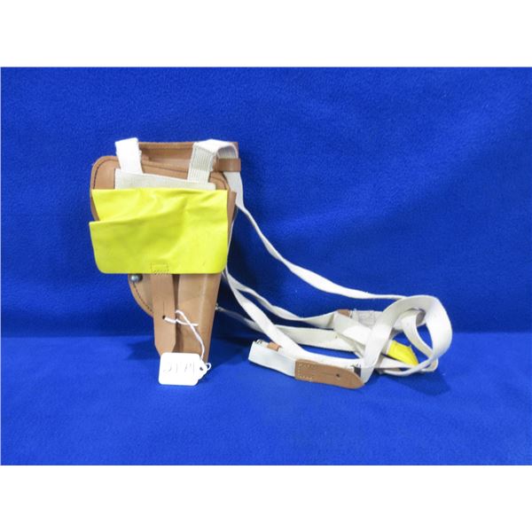 Leather Shoulder Holster with Magazine Pouch