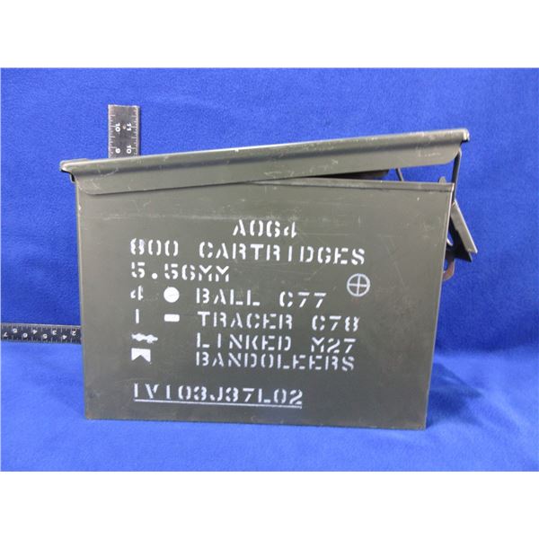 Metal Ammo Can - 12" x 6 3/4" x 8 1/4" Deep