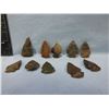 Image 1 : 10 Arrowheads - Approx. 3/4" to 1 1/4" Length