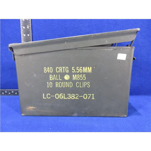 Metal Ammo Can - 11" x 5 1/2" x 7" Deep