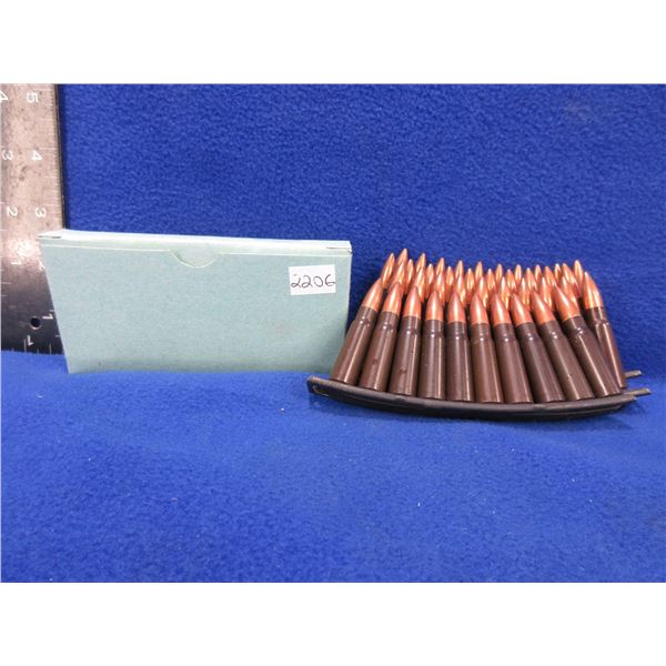 7.62X39 Cartridges on Stripper Clips