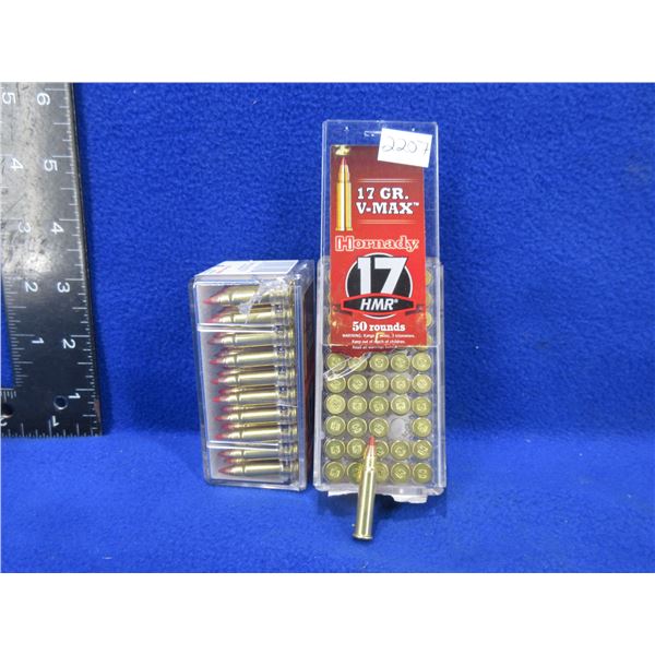 17 HMR 17gr V-Max Hornady Cartridges