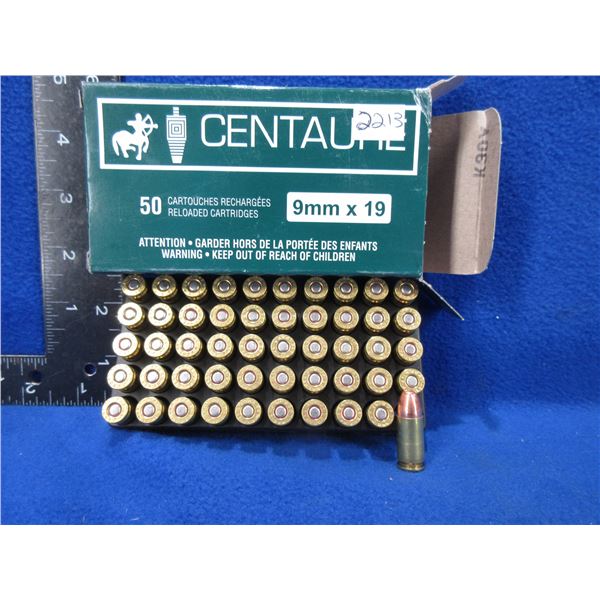 9MMX19 Centaure Factory Reloads - Box of 50