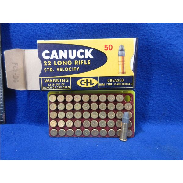 Collector Ammo - 22 LR SV CIL Canuck Cartridges