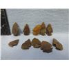 Image 1 : 10 Arrowheads - Approx. 3/4" to 1 1/4" Length