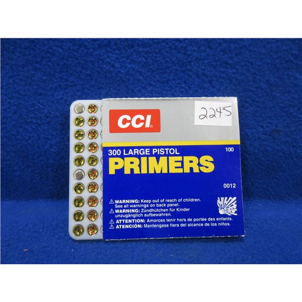CCI 300 Large Pistol Primers - Box of 100