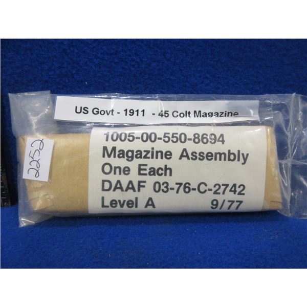 Colt 45 Auto 1911 US Gov't Magazine