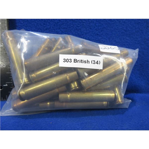 Brass Only - 303 British Mixed Headstamps Unprimed