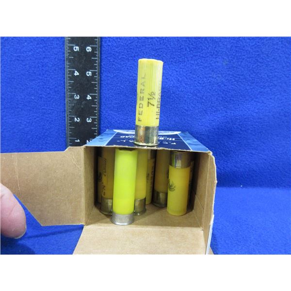 20 Ga 2 3/4" 7 1/2 Shot Federal Hi-Brass Load Shotshells