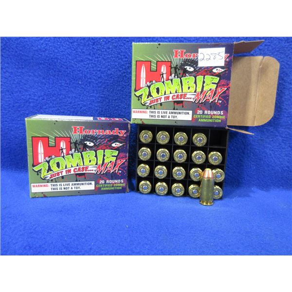40 S&W 165gr Z-Max Hornady Zombie Cartridges