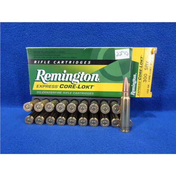 300 Savage 150gr Core-Lokt PSP Remington Cartridges