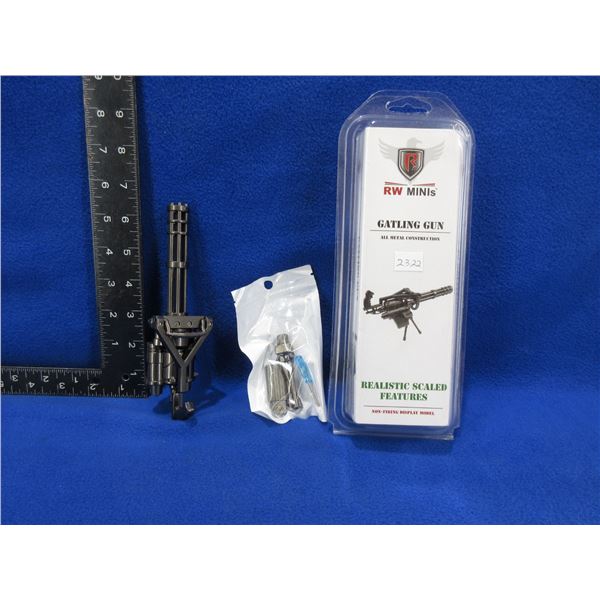 NEW - RW Minis Non-Firing Gatling Gun Replica - All Metal Construction