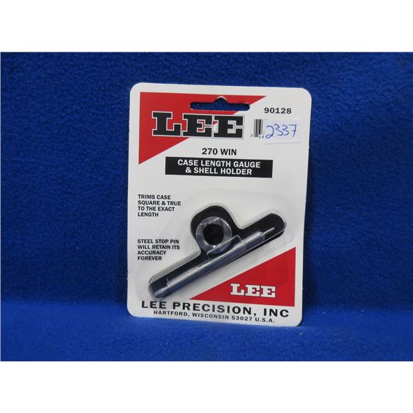 NEW - Lee 270 Win Case Length Gauge and Shellholder # 2