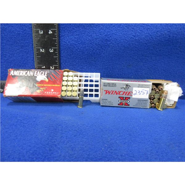 22 LR 40gr Winchester and Federal Cartridges