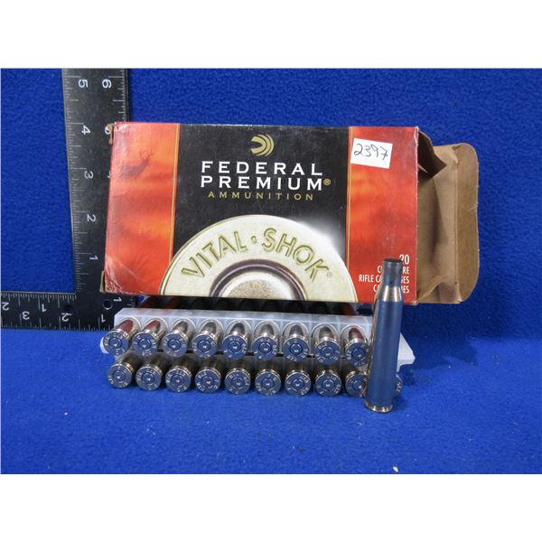 Brass Only - 270 Win. Federal Unprimed - Box of 20