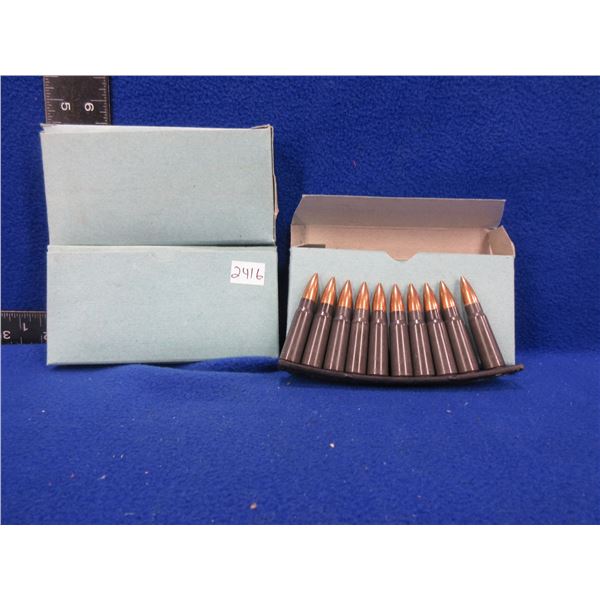7.62X39 Cartridges on Stripper Clips - 3 Boxes of 20