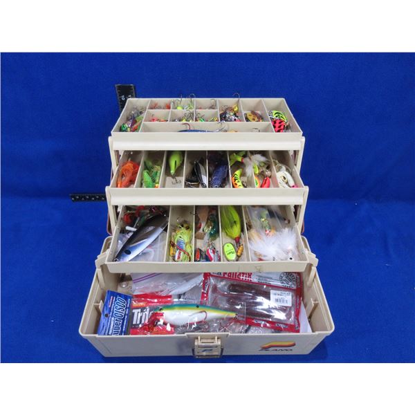 Plano Tackle Box - Full with Lures, Weights, Leaders, Line