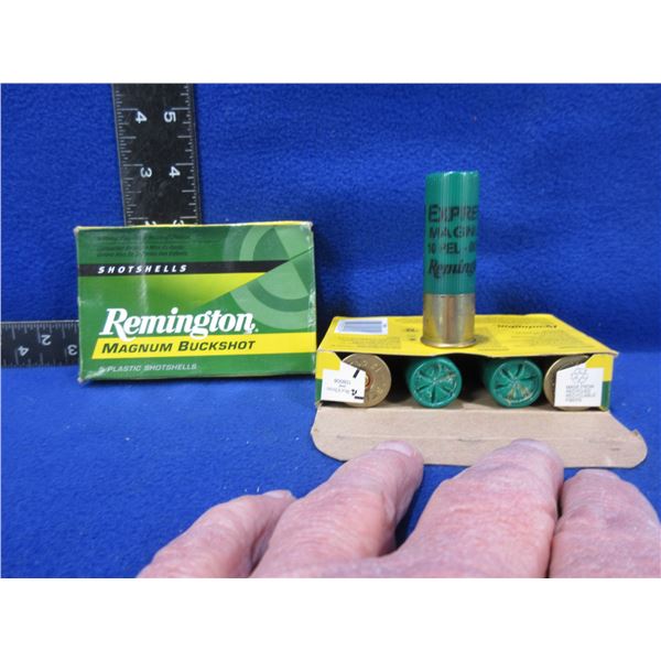 12 Ga 3" 00Buck Remington Magnum Buckshot Shotshells